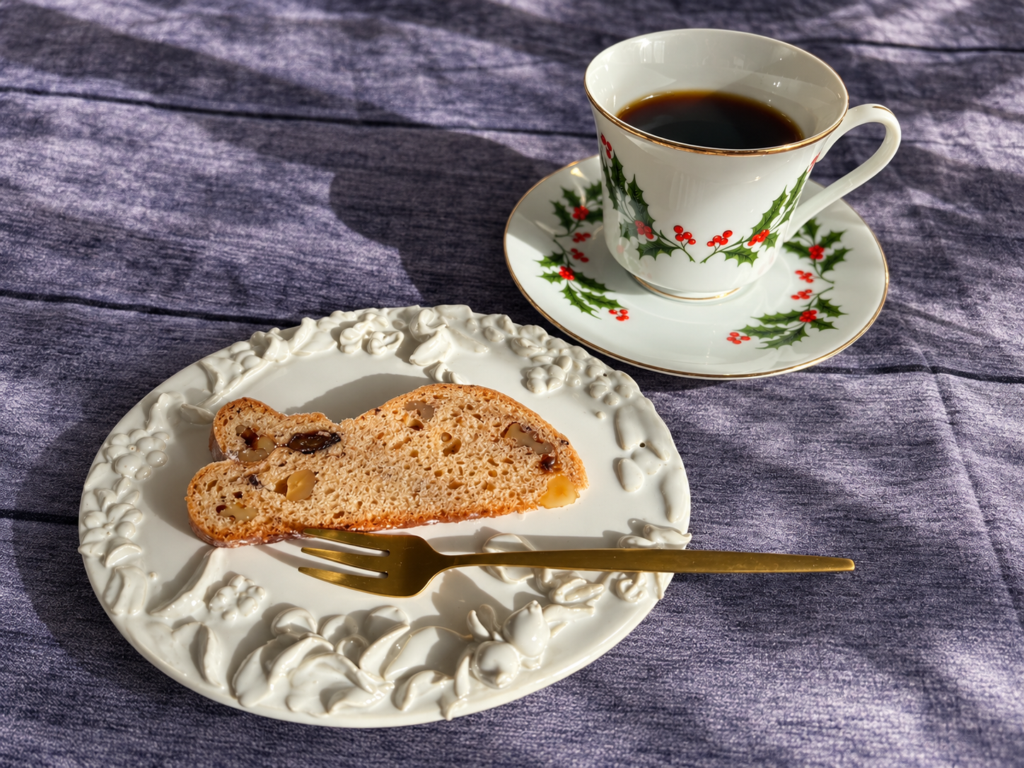 コーヒーとひと切れのシュトーレン